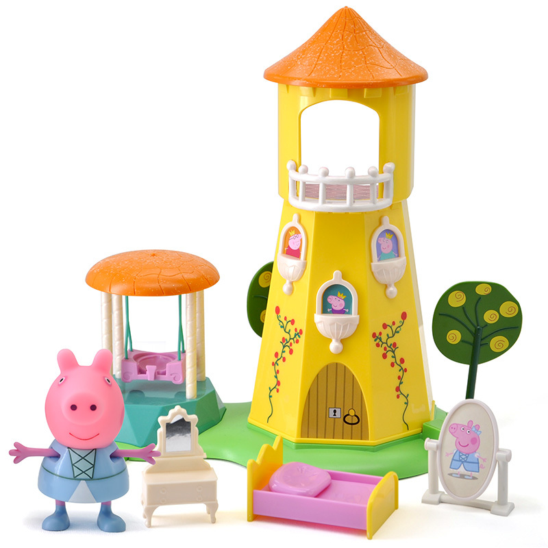 小猪佩奇peppapig 儿童过家家益智系列玫瑰园魔塔 场景模型塑料玩具3-6岁