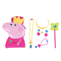 小猪佩奇PEPPAPIG 角色扮演模型玩具 儿童过家家仿真塑料玩具 公主珠宝手提盒 6-14岁