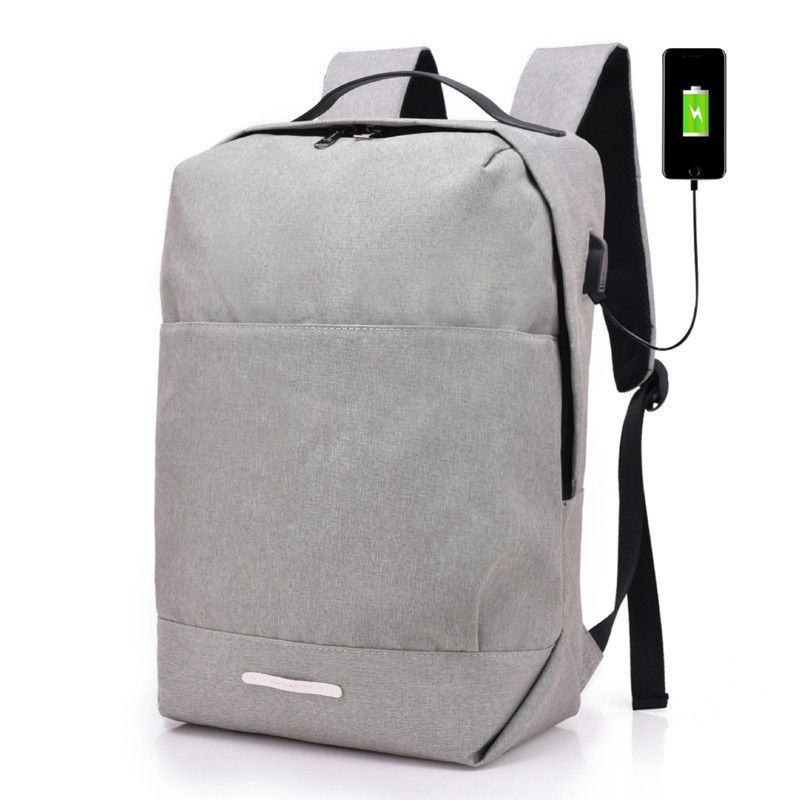 探路狼双肩包2018新款个性百搭学生书包休闲旅行运动背包多功能USB充电-8615-32