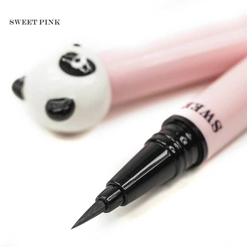 粉色安琪熊猫光彩眼线液笔(0.8g)眼线笔 眼线液 初学者 持久 不晕染 5秒速干图片