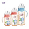 贝儿高婴儿PPSU180ML奶瓶新生儿防摔防胀气感温带手柄吸管宽口儿童安全