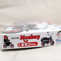日本正版原装进口 熊本县授权 酷MA萌(KUMAMON) 1：12本田摩托车玩具摩托车模型 卡通拼装模型 创意玩具