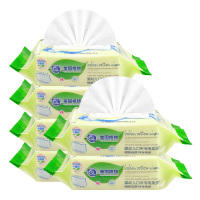 GL格朗 婴幼儿手口专用湿巾宝宝儿童湿纸巾洁肤巾带盖 480片（80抽*6包）
