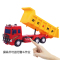 儿童大卡车沙滩工程车铲子惯性模型翻斗车户外玩具车3-6周岁小孩