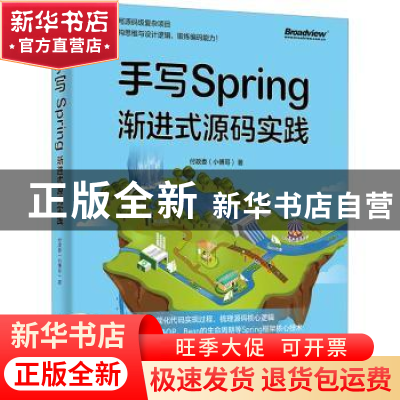 正版 手写Spring:渐进式源码实践 付政委 电子工业出版社 9787121