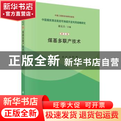 正版 煤基多联产技术 倪维斗,李政,刘培等著 科学出版社 978703