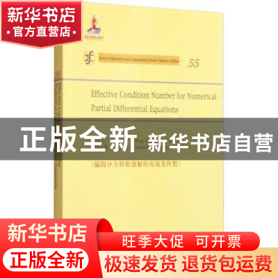 正版 偏微分方程数值解的有效条件数 李子才,黄宏财,魏益民,程宏