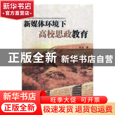 正版 新媒体环境下高校思政教育 向宜 辽海出版社 9787545145854