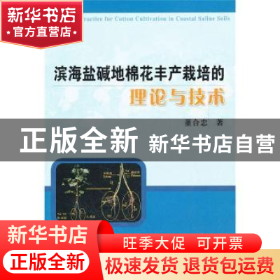 正版 滨海盐碱地棉花丰产栽培的理论与技术 董合忠著 中国农业出