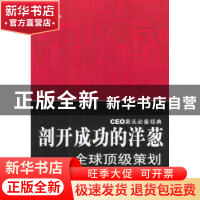 正版 剖开成功的洋葱:全球顶级策划 王荣奎 中国海关出版社 97878
