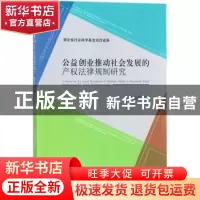 正版 公益创业推动社会发展的产权法律规制研究 范锐敏 经济科学
