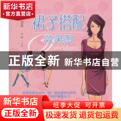 正版 裙子搭配效果图 王珂主编 上海科学技术出版社 978754780863
