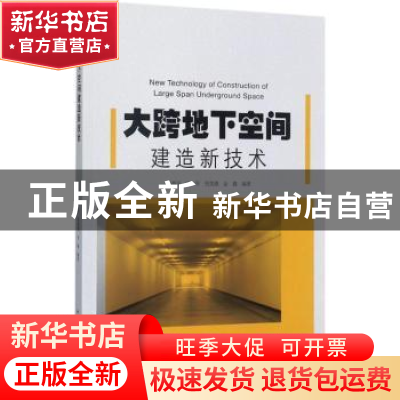 正版 大跨地下空间建造新技术 乐贵平[等]编著 中国建筑工业出版