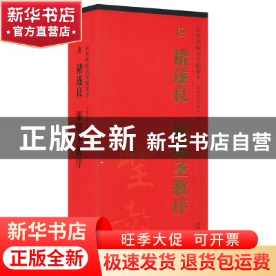 正版 唐 褚遂良 雁塔圣教序 刘园 安徽美术出版社 9787539840826