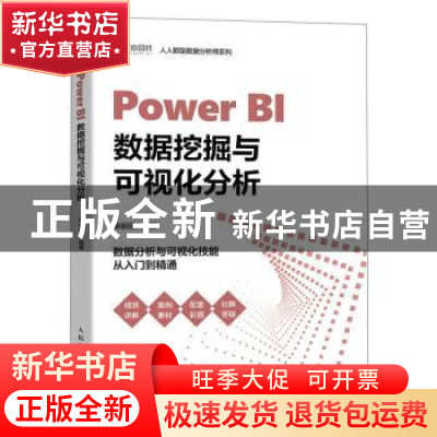 正版 Power BI数据挖掘与可视化分析 裴丽丽 人民邮电出版社 9787