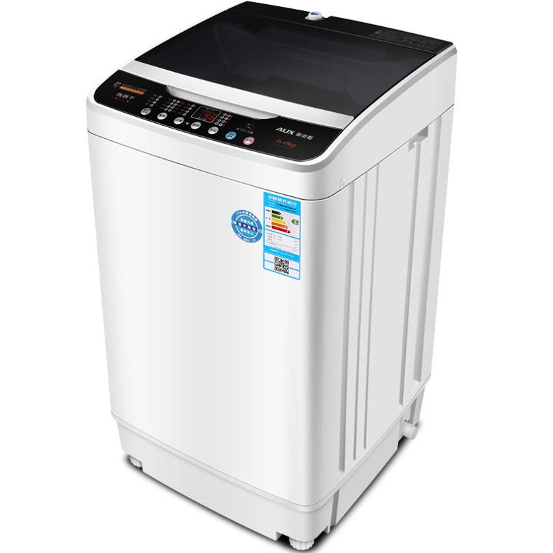 奥克斯（AUX）热烘干XQB62-A1658R6.2公斤波轮迷你洗衣机小全自动家用洗烘一体 透明黑图片