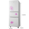 AUX/奥克斯 BCD-178 三门冰箱家用 多门电冰箱 玻璃面板