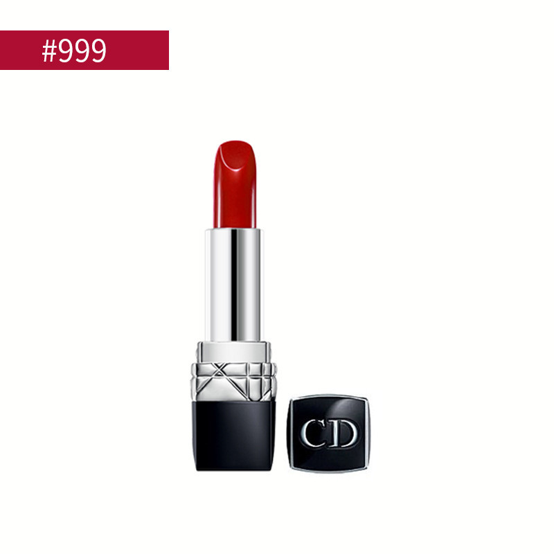 Dior/迪奥烈焰蓝金唇膏口红持久保湿不易脱色1.4g小样999#经典红色