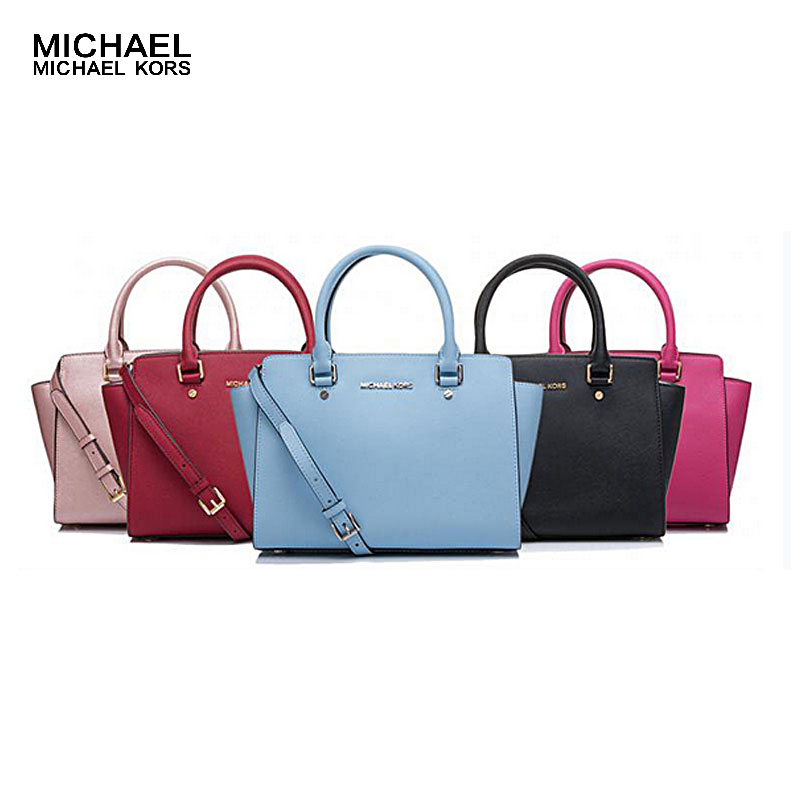 迈克·科尔斯(MICHAEL KORS)MK女包 欧美时尚牛皮小号十字纹笑脸包单肩手提包 斜挎包 女30S3GLMS2L