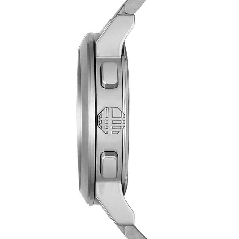 巴宝莉(BURBERRY)手表运动时尚计时金属表带圆盘三眼日历石英表 男 BU9381