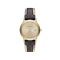 博柏利(Burberry)手表休闲时尚圆盘日历皮革表带石英表情侣表BU9020