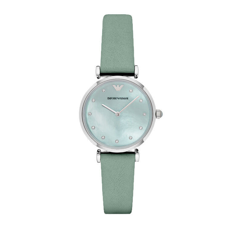 阿玛尼(EMPORIO ARMANI)手表 休闲时尚欧美品牌简约女士石英表 女 AR1957