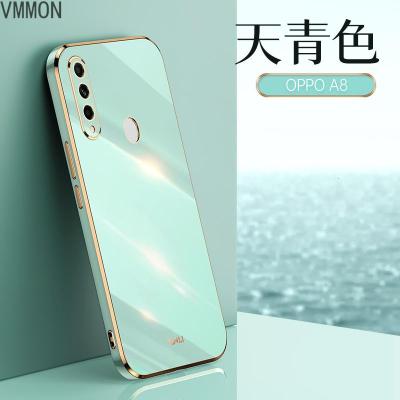 VMONN直边电镀适用oppoA11x手机壳oppo保护A11硅胶套a9x全包镜头a8防摔a9男女款oppa软壳opoo