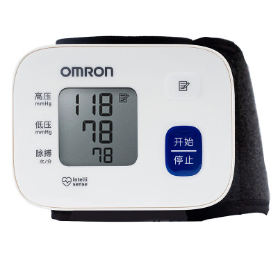 欧姆龙 (OMRON) HEM-6161 家用测量仪血压计电子手腕式量血压机仪器高精准医用全自动