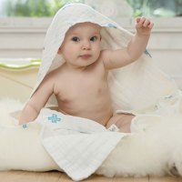 婴幼儿初生儿宝宝大浴巾盖被通用宝宝儿童可爱卡通带帽斗篷新生儿包被