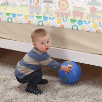 费雪宝宝小皮球幼儿园小孩拍拍球婴儿篮球儿童玩具球类1-3周岁2岁F0516黄色