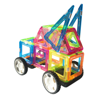 恰优磁力片积木玩具2-3-6周岁男女孩儿童益智拼插启蒙超薄磁力片118PCS