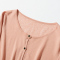 玛思蓓丝2017春季短款低圆领中袖针织衫开衫女修身披肩天丝棉外套