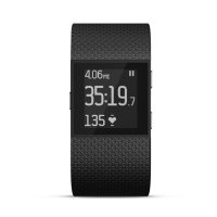 Fitbit Surge 智能心率手环手表【黑色L号】运动蓝牙监测IOS安卓GPS定位 港澳台不发货
