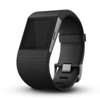 Fitbit Surge 智能心率手环手表【黑色L号】运动蓝牙监测IOS安卓GPS定位 港澳台不发货