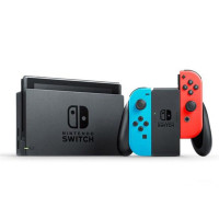 任天堂（Nintendo）Switch NS 掌上游戏机 港版/日版 黑色主机（红蓝手柄）