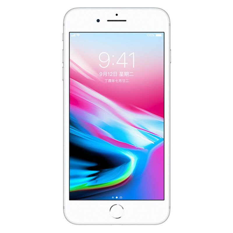 苹果(Apple)海外版 iPhone8 Plus 5.5英寸 光学防抖AR技术 全网通手机 256GB 银色图片