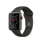 苹果(Apple)Watch Series 3 智能手表 GPS + 蜂窝网络 深空灰色 搭配灰色运动型表带42MM