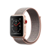 苹果(Apple)Watch Series 3 智能手表 GPS + 蜂窝网络 金色搭配粉砂色回环式运动表带42MM