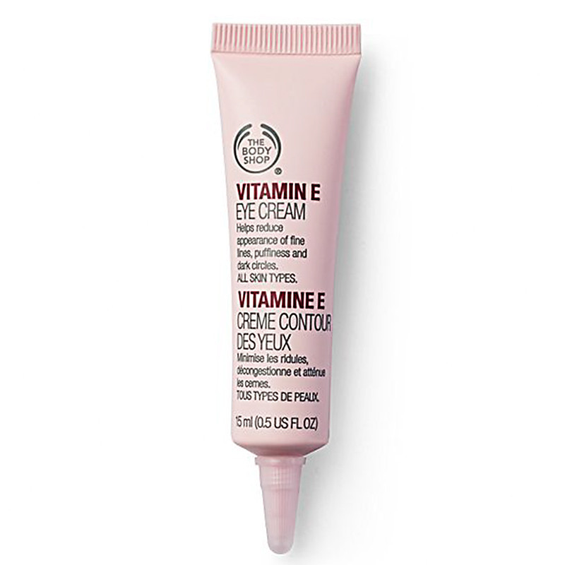 The Body Shop 美体小铺维生素E眼霜15ml 保湿补水淡化黑眼圈 提拉紧致[英国进口]