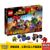 LEGO乐高拼插积木超级英雄系列76078绿巨人对战红巨人儿童益智积木玩具男孩礼物 7-14岁