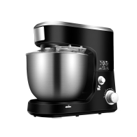 纳丽雅5升厨师机家用小型全自动打蛋器和面机揉面机打蛋机搅拌机_黑色(DKh)