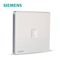 [官方旗舰店]西门子(SIEMENS)开关插座系列86型睿致钛银一位电脑网络插座