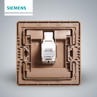 【官方旗舰店】西门子(SIEMENS)开关插座系列86型睿致玫瑰金一位电脑网络插座