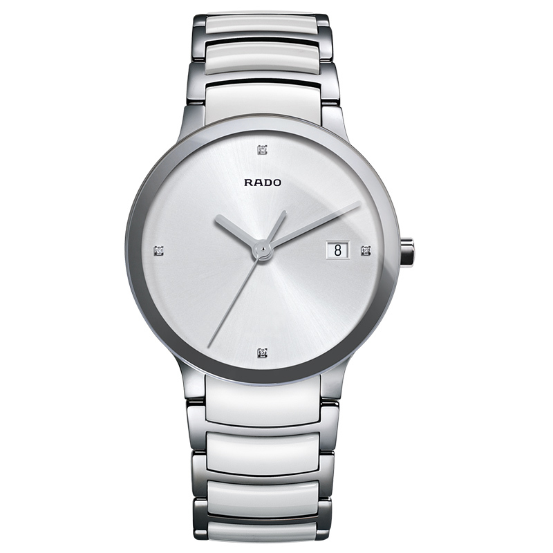 瑞士品牌rado雷达晶萃系列钻石男士石英表腕表r30927722视频