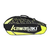 川崎(kawasaki) 男女双肩羽毛球包六支 9支裝网球包独立鞋袋