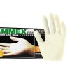 美国AMMEX爱马斯一次性乳胶手套 无粉麻面 优质乳胶 无尘加厚标准型 TLFC 100只/盒 大号L