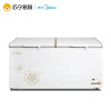 美的(Midea)BD/BC-568DKEM 568升家用商用单温一室卧式冷柜 一机多用 大冷冻力