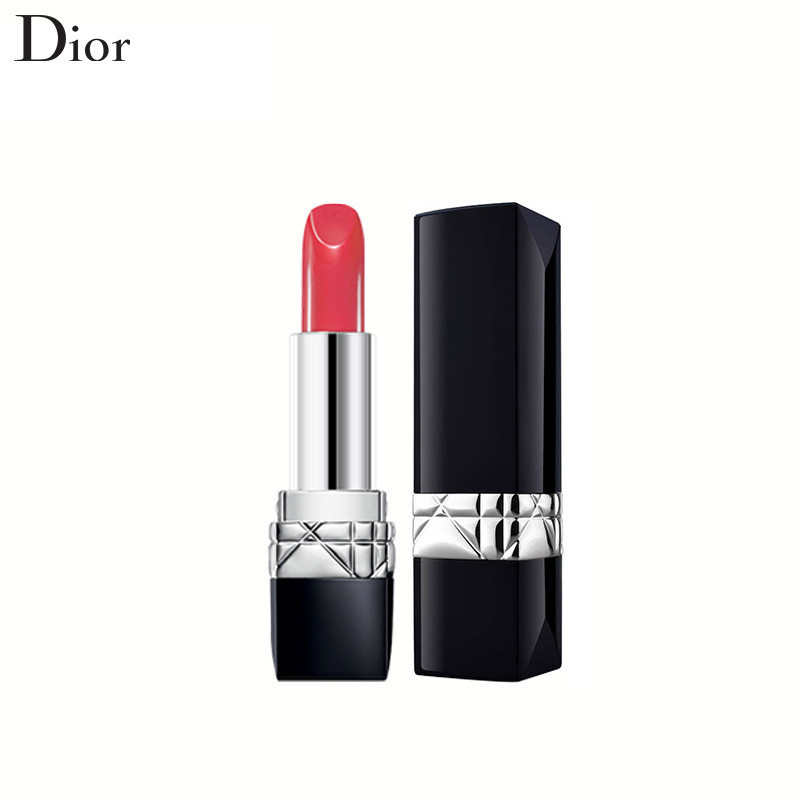 Dior/迪奥烈焰蓝金唇膏口红持久保湿不易脱色1.4g小样567#玫红色