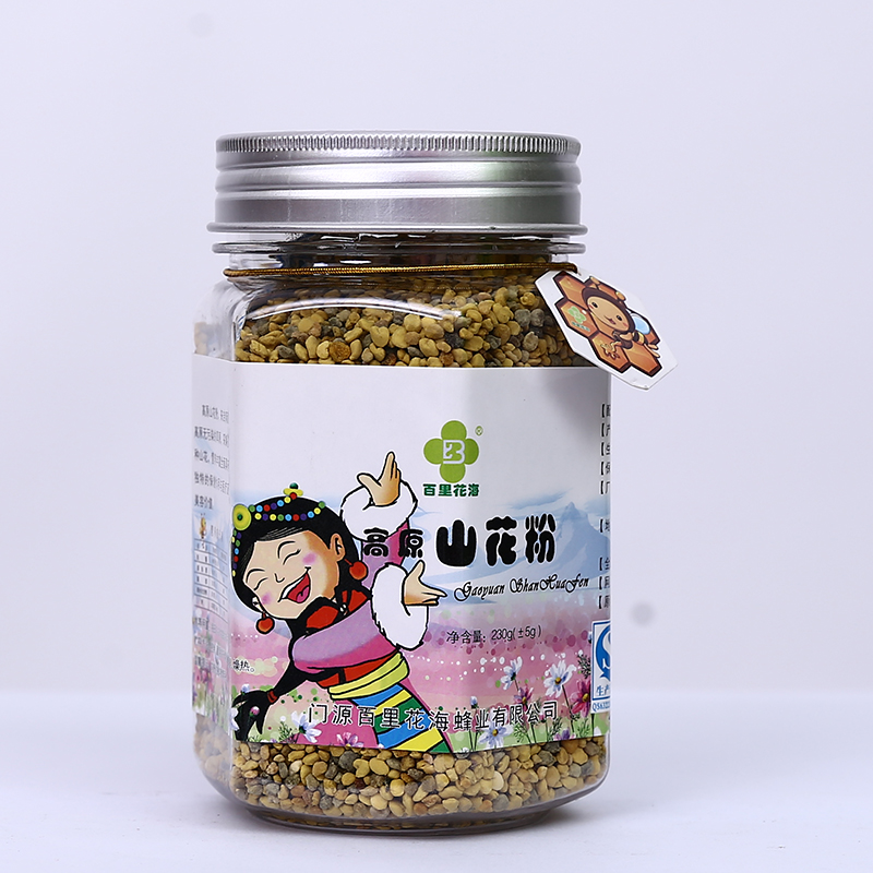 【中华特色】海北州馆 百里花海 蜂花粉 230g 青海门源蜂蜜 山花粉 油菜蜜 油菜花蜂蜜 西北