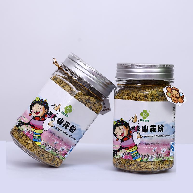 【中华特色】海北州馆 百里花海 蜂花粉 230g 青海门源蜂蜜 山花粉 油菜蜜 油菜花蜂蜜 西北